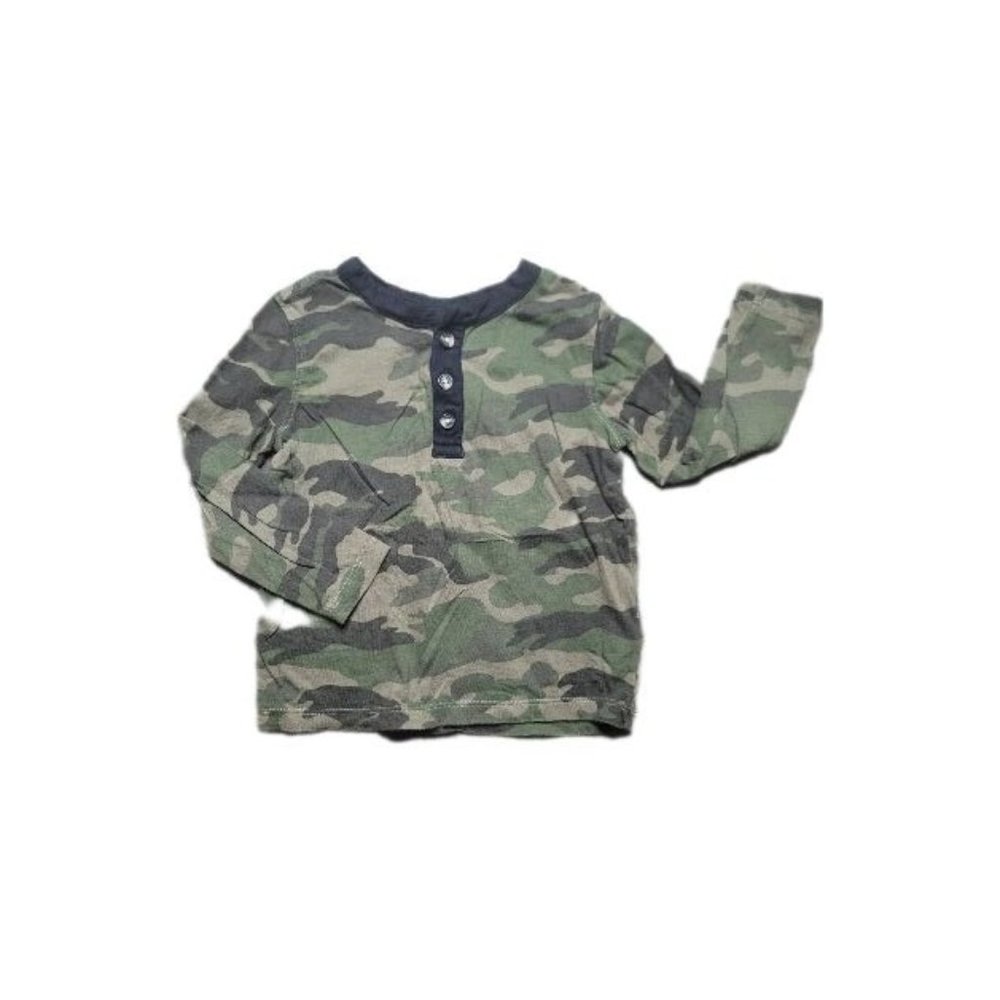 Old Navy, Camo, Long Sleeve Shirt, Green